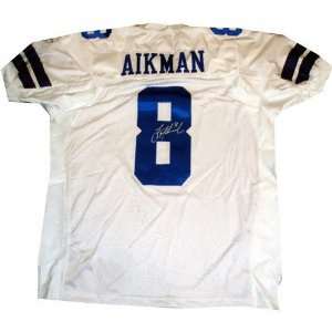  Troy Aikman Dallas Cowboys Autographed Authentic White 