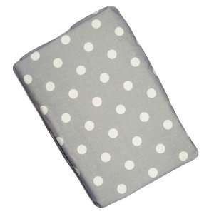  Bella and Friends Grey Dot Fitted Sheet Baby