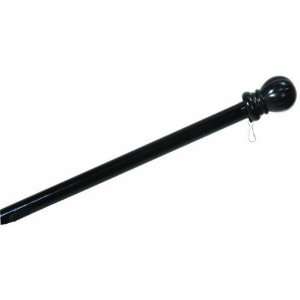   400109 Spinning Flag Pole   Black   Pack of 6 Patio, Lawn & Garden