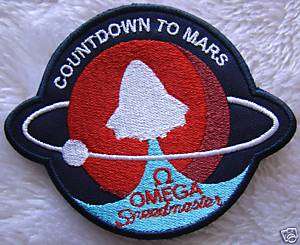 OMEGA COUNTDOWN TO MARS 50TH ANNIVERSARY REPRO PATCH  
