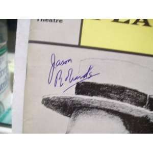 Robards, Jason Playbill Signed Autograph Hughie 1964  