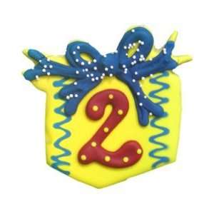 Birthday Present With Age Party Favor Cookie   Gluten Free (4 Cookies 