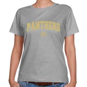 NCAA Pitt Panthers Ladies Ash Logo Arch Classic Fit T shirt