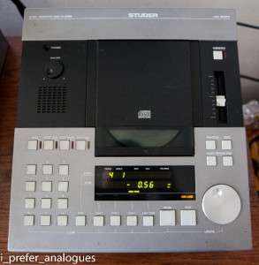 Ultra Rare Studer D730 Cd Player In Very Good Working Order  