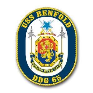  US Navy Ship USS Benfold DDG 65 Decal Sticker 5.5 