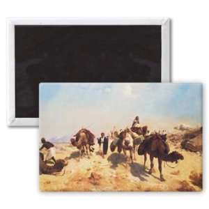 Crossing the Desert by Jean Leon Gerome   3x2 inch Fridge Magnet 
