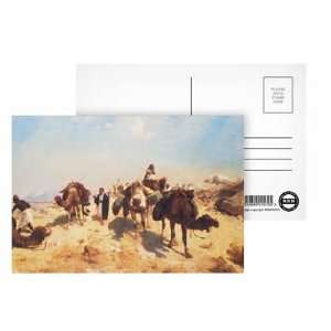  Crossing the Desert by Jean Leon Gerome   Postcard (Pack 