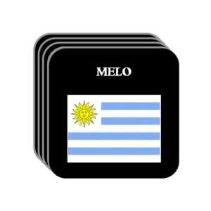  Uruguay   MELO Set of 4 Mini Mousepad Coasters 