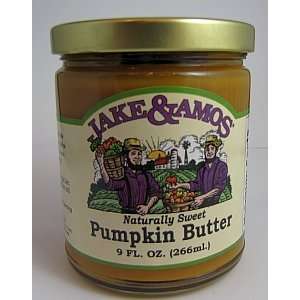 Jake & Amos Pumpkin Butter   2 x 9oz.  Grocery & Gourmet 