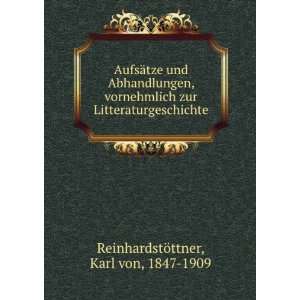 AufsÃ¤tze und Abhandlungen, vornehmlich zur Litteraturgeschichte 