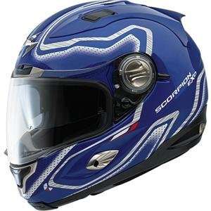  Scorpion EXO 1000 Apollo Helmet   X Small/Blue Automotive