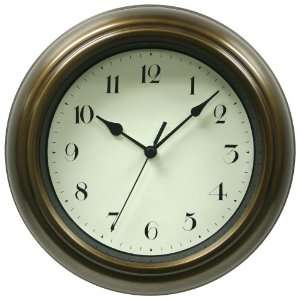   Equity by La Crosse 28809 Wall Clock with Bronze Finish Home