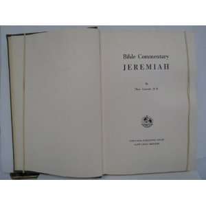  Bible Commentary Jeremiah Theo Laetsch Books