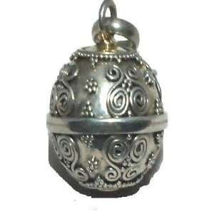   Silver Handmade Bali 14.5 mm Harmony Ball Pendant 