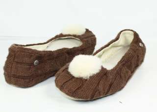   Nightengale Crochet Knit Ugg Slippers Size 5 889830774769  