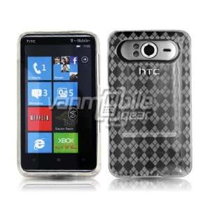 VMG HTC HD7/HD7S   Clear Argyle Design 1 Pc TPU Rubber Skin Case [In 