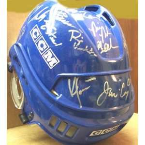  1980 Olympic Hockey Team Autographed Helmet Sports 