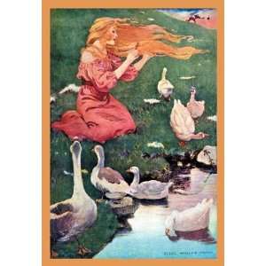  Exclusive By Buyenlarge Goose Girl 20x30 poster