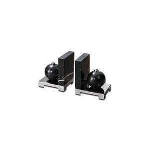  Uttermost Black Jett 2Pc Bookends