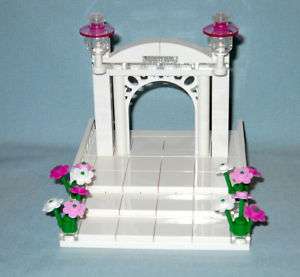 LEGO WEDDING ARCH, STAIRS FOR BRIDE & GROOM CAKE TOPPER  