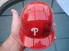 Signed Mike Schmidt PHILLIES Riddell Mini Helmet Philadelphia 