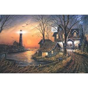  Lighthouse Inn Framed Artwork