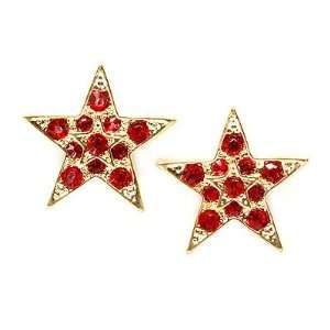  Twinkle Sparkle Crystal Double Star Stud Fashion Earrings 
