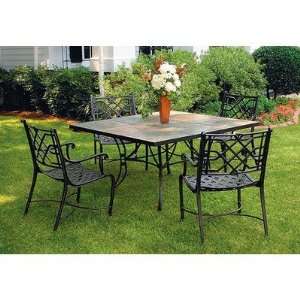 Windham Castings DT730XXX Square Desert Dining Table with Scroll Base 