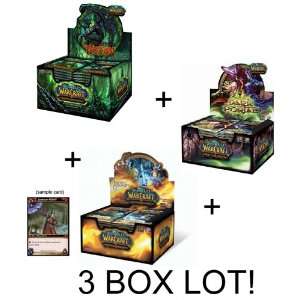   LOT WOW World Warcraft Booster Boxes DARK PORTAL + AZEROTH + ILLIDAN