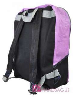 New Licensed POWERPUFF GIRLS Large School Backpack 16 Purple  
