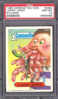 Garbage Pail Kids #482b Lappin Lenny PSA 10 pop 1 *333  