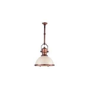  Chart House Country Industrial Pendant in Antique Copper 
