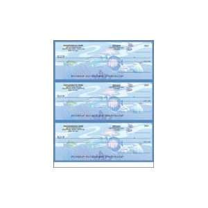  Tropical Reef Quicken 3 per page Laser and Ink jet Checks 