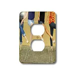   clothing but wearing ballet shoes   Light Switch Covers   2 plug