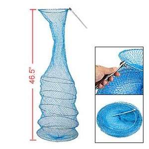  46.5 Height 5 Metal Circle Support Blue Mesh Fishing 