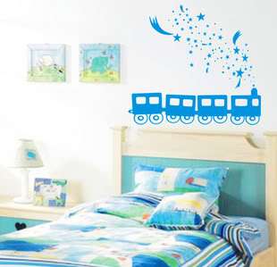 Little Train Wall Decal   FHY M1030  