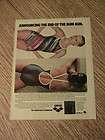 1978 CHAMPIONS SWIMWEAR ADVERTISEMENT ARENA FLYBACK LADY GIRL AD BUM 