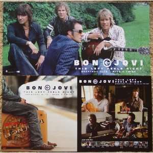 Bon Jovi   This Left Feels Right   Two Sided Poster   New   Rare   Jon 