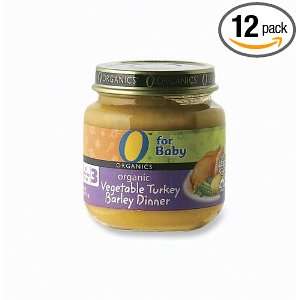 Organics for Baby Organic Vegetable Turkey Barley Dinner, Stage 3, 4 