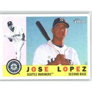  2009 Topps Heritage #86 Jose Lopez   Seattle Mariners 