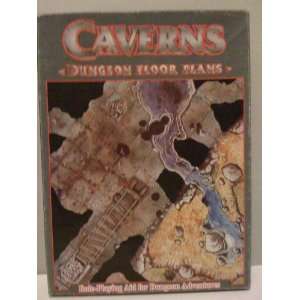  Caverns   Dungeon Floor Plans   Role Playing Aid for 