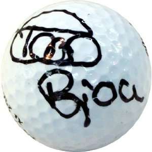  Thomas Bjorn Autographed Golf Ball