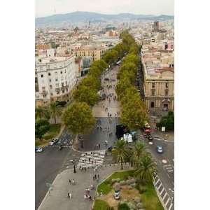  Las Rambla Street View, Barcelona, Spain   Peel and Stick 