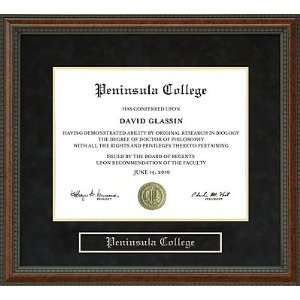  Peninsula College Diploma Frame