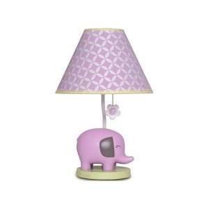 Carters Elephant Patches Lamp Base & Shade Baby