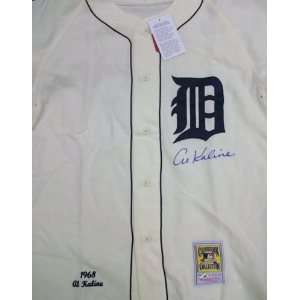  MLB Detroit Tigers Al Kaline Home Autographed Jersey 