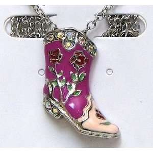  Best Quality  Pink Boot Necklace Patio, Lawn & Garden
