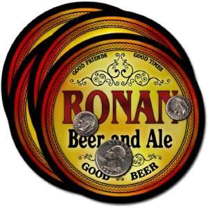  Ronan, MT Beer & Ale Coasters   4pk 