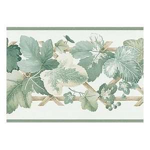  Leaf Lattice Wallpaper Border