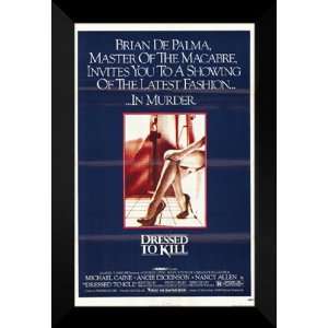Dressed to Kill 27x40 FRAMED Movie Poster   Style A 
